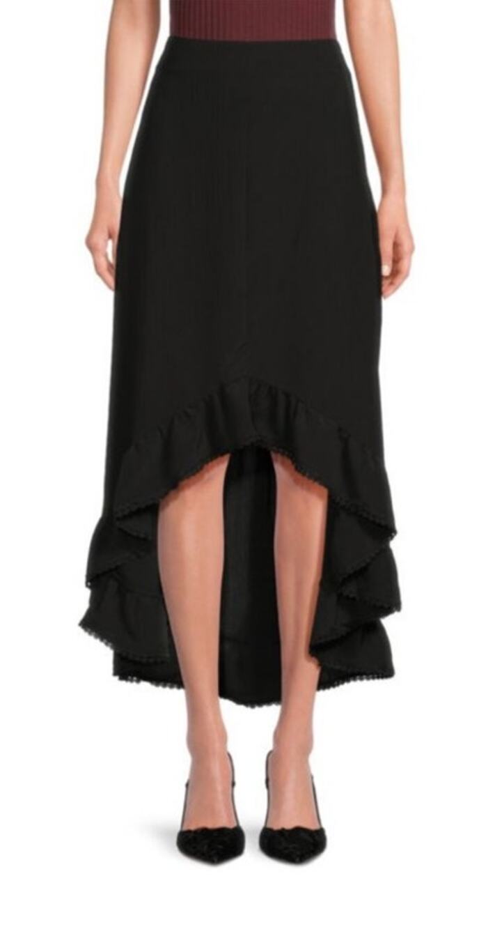 Area Stars Kelli Black High-Low Skirt - S